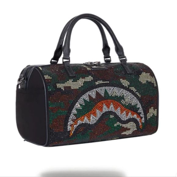 Sprayground Handbags - Sprayground Trinity Camo Mini Duffle